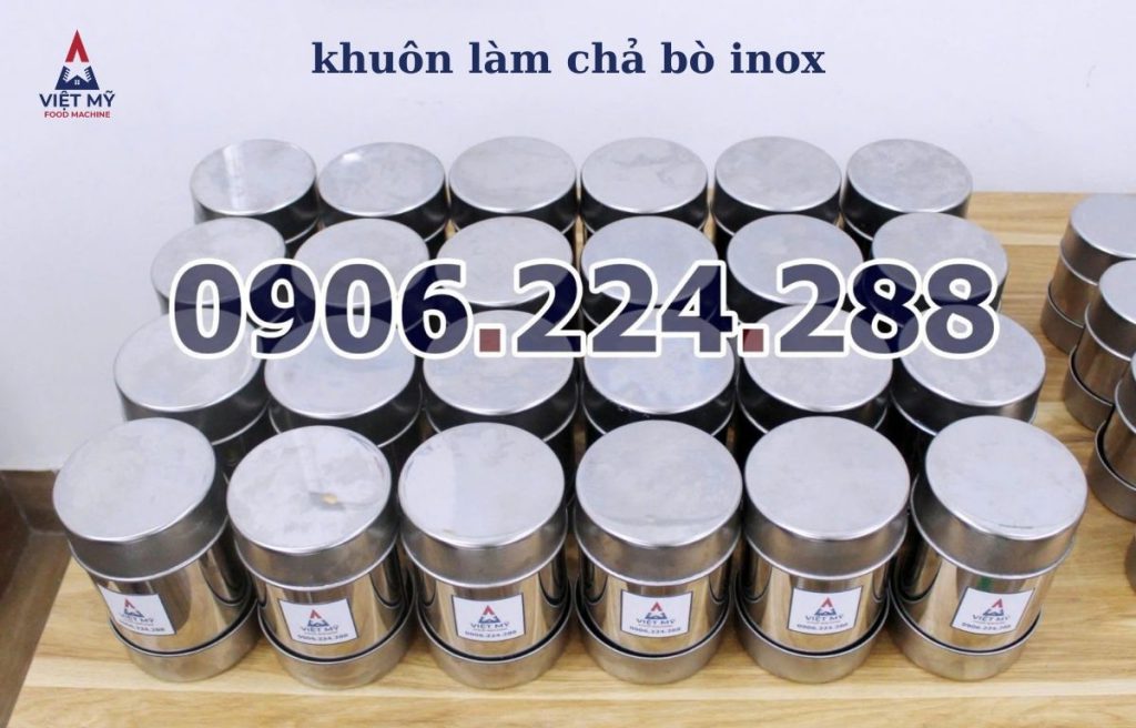 Khuôn làm giò bò inox 