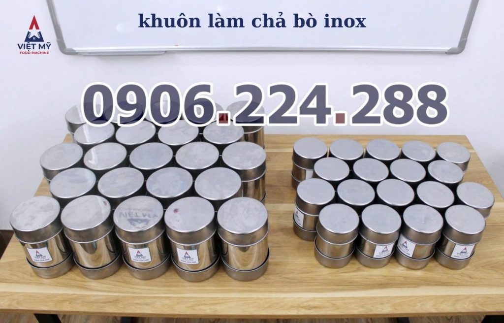 Khuôn làm giò bò inox 