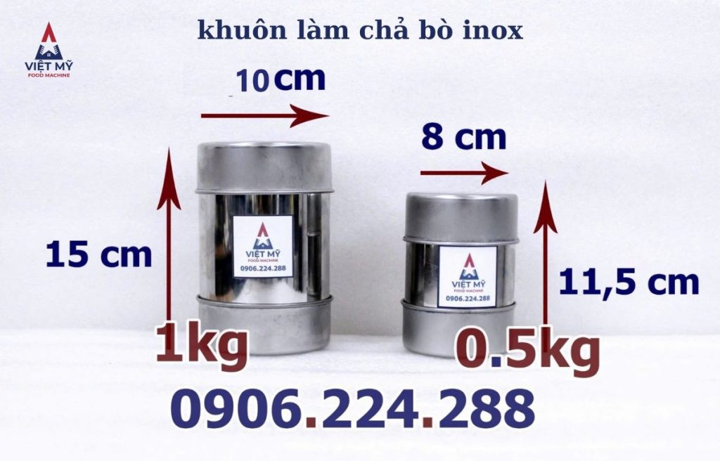 khuôn làm chả bò inox