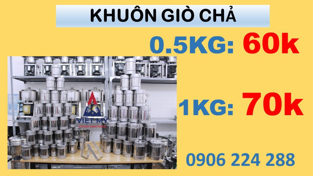 khuôn giò chả inox kinh doanh