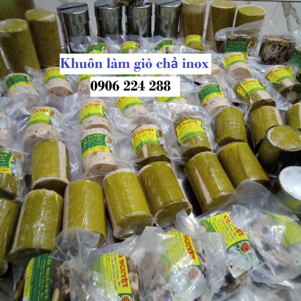 khuôn làm chả lụa inox 0.5 ký