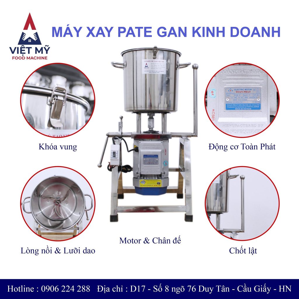 Máy xay pate công nghiệp 4kg