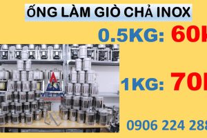 Ống giò chả lụa inox cao cấp cho hộ kinh doanh