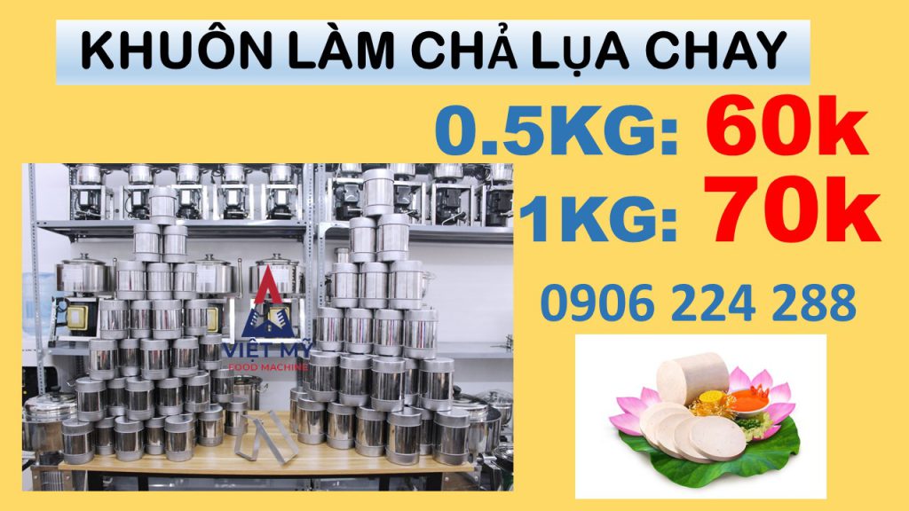 khuôn làm chả lụa chay