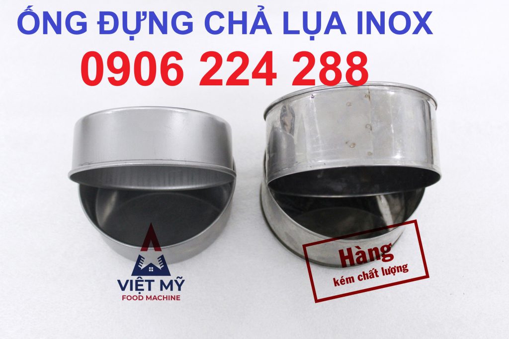 Khuôn đựng chả lụa INOX LOẠI TỐT cho hộ kinh doanh Khuôn đựng chả lụa INOX LOẠI TỐT cho hộ kinh doanh
