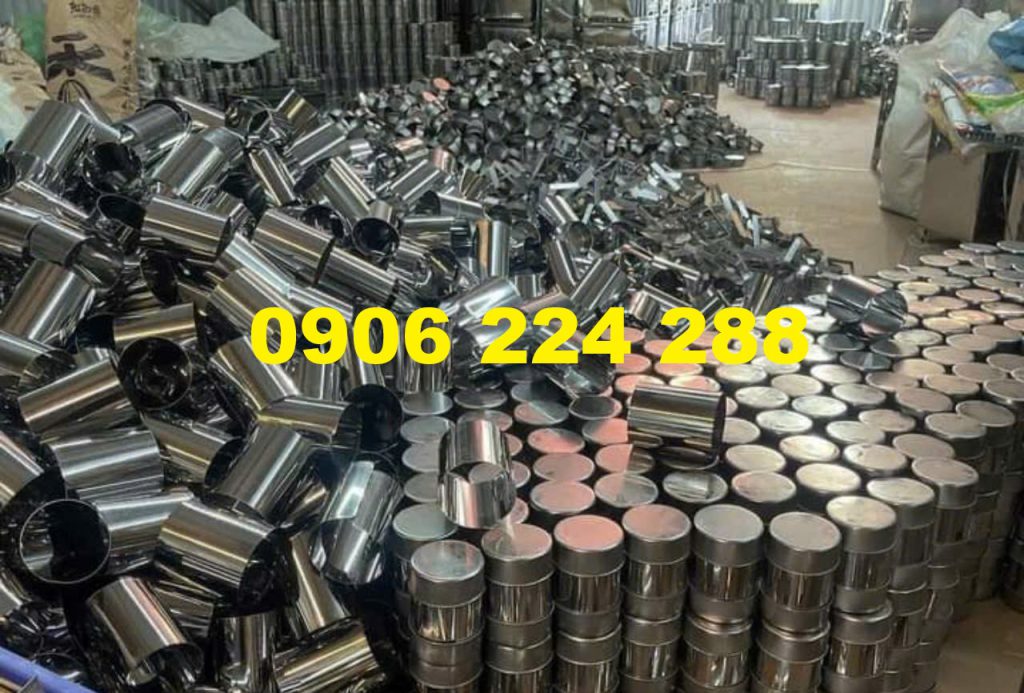 Khuôn Làm Giò Chả - Chả Lụa Inox 0.5KG