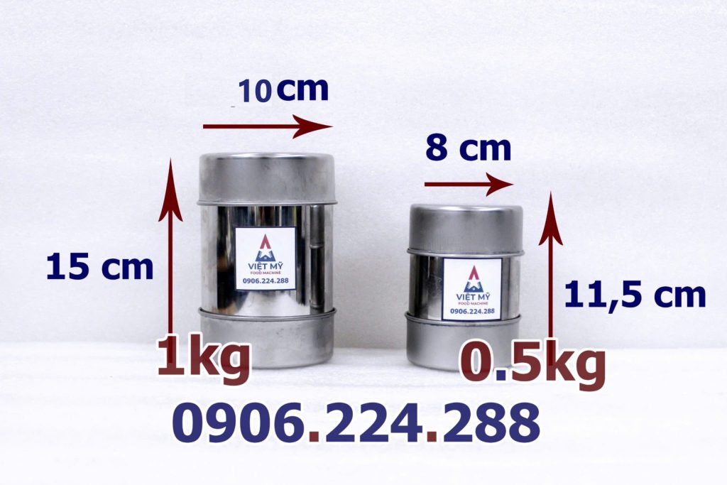 Khuôn Làm Giò Chả - Chả Lụa Inox 0.5KG