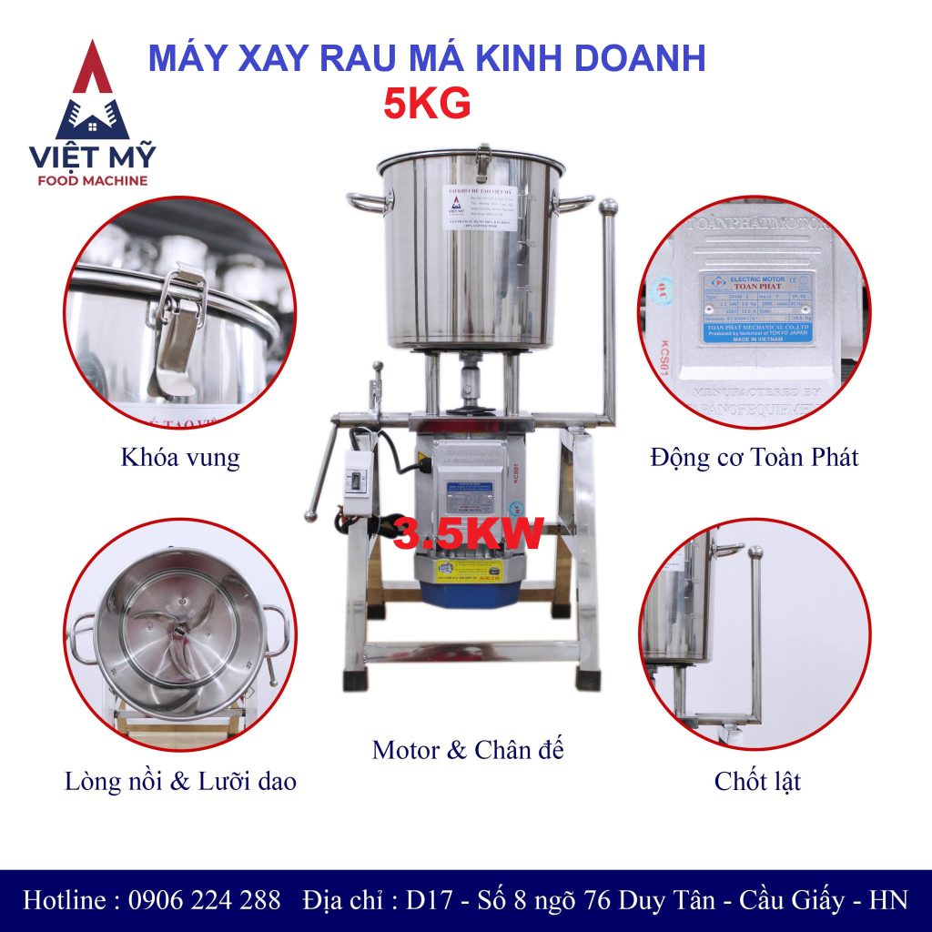 máy xay rau má kinh doanh Cối xay rau má công nghiệp