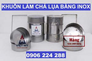 Khuôn Làm Giò Chả Inox 1Kg Và 0.5Kg Bền Cho Hộ Kinh Doanh