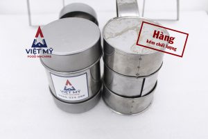 Khuôn Làm Giò Chả 1 Cân Và 0.5 Cân Inox Chống Gỉ Bền Đẹp