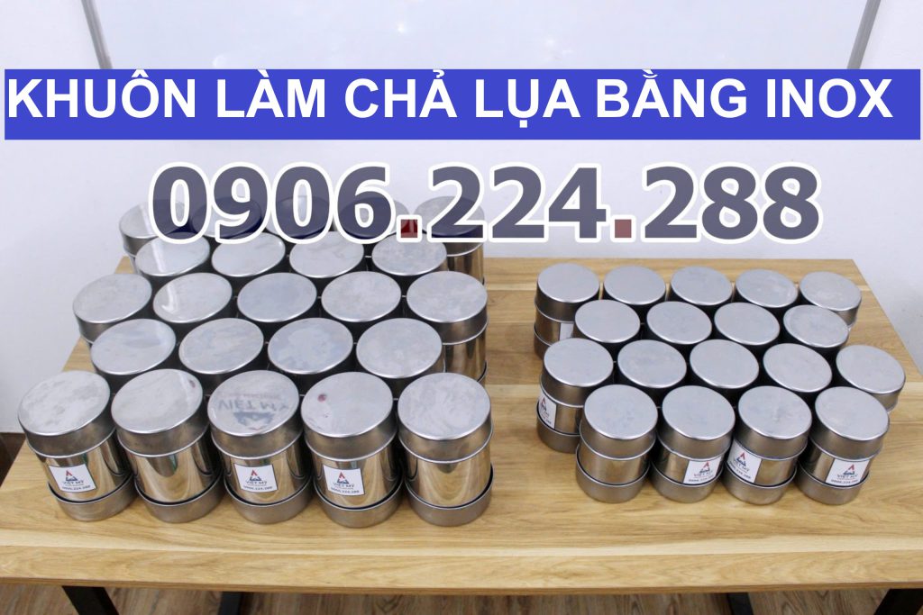 Khuôn Làm Giò Chả Inox 1Kg Và 0.5Kg Bền Cho Hộ Kinh Doanh