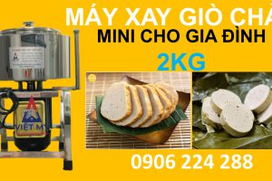 Máy Xay Giò Chả Mini 2kg Cho Gia Đình Nhỏ Gọn Mạnh Mẽ