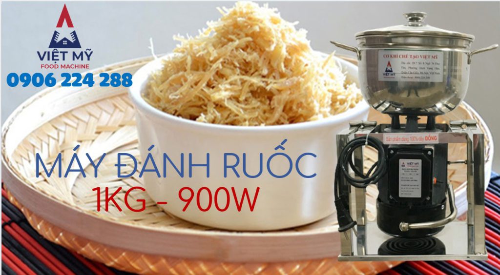 Máy Đánh Ruốc Mini 1 kg Công Suất 900W Nhỏ Gọn Cho Gia Đình