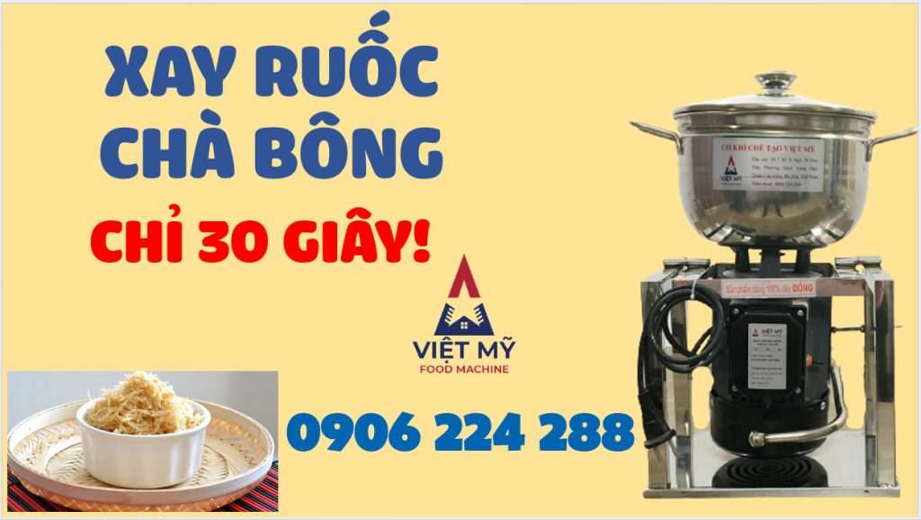 Máy Đánh Ruốc Gia Đình 900w Mạnh Mẽ Tiết Kiệm Thời Gian Xay