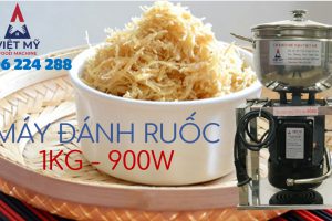 Máy Đánh Ruốc Mini Inox 1kg Hỗ Trợ Làm Ruốc Tơi Bông