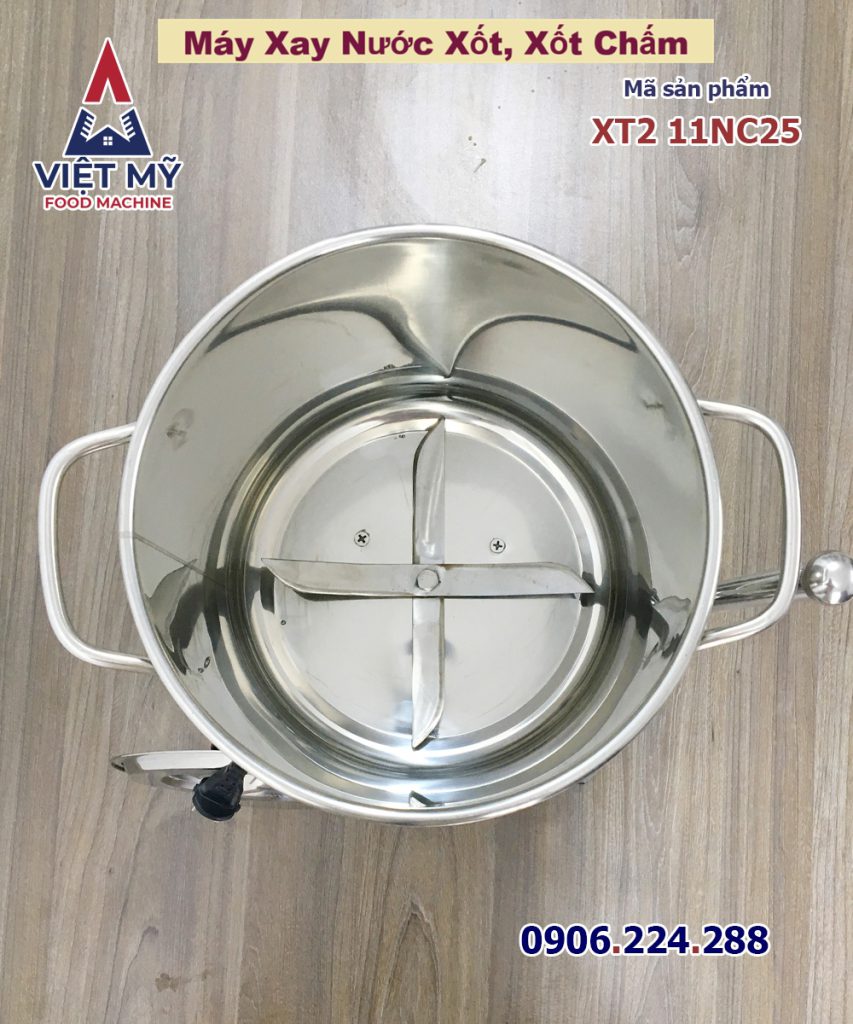 Máy Xay Xốt Chấm 13.5L Inox 1100W Cho Nhu Cầu Kinh Doanh